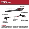 thumbnail image 4 of Hyper Tough 20V Li-ion Cordless String Trimmer and Sweeper Combo Kit, K1018, 4 of 4