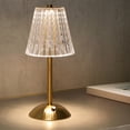 thumbnail image 4 of Dvkptbk Crystal Desk Lamp Table Lamps Bedroom Patio Terrace LED Lamps Bar Table Lamps Desk Lamps Night Lamps Restaurant Clear Bar Table Lamps Concise Table Lamps Desk Lamp Home Essentials, 4 of 8