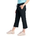 thumbnail image 3 of Hanes Capri à Poche en Éponge Française pour Femmes, G, Noir, 3 of 3