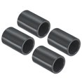 thumbnail image 1 of Unique Bargains Raccord de Tuyau en PVC 18 mm, Douille, Lot de 4 Raccords Droits, Gris Foncé, 1 of 5