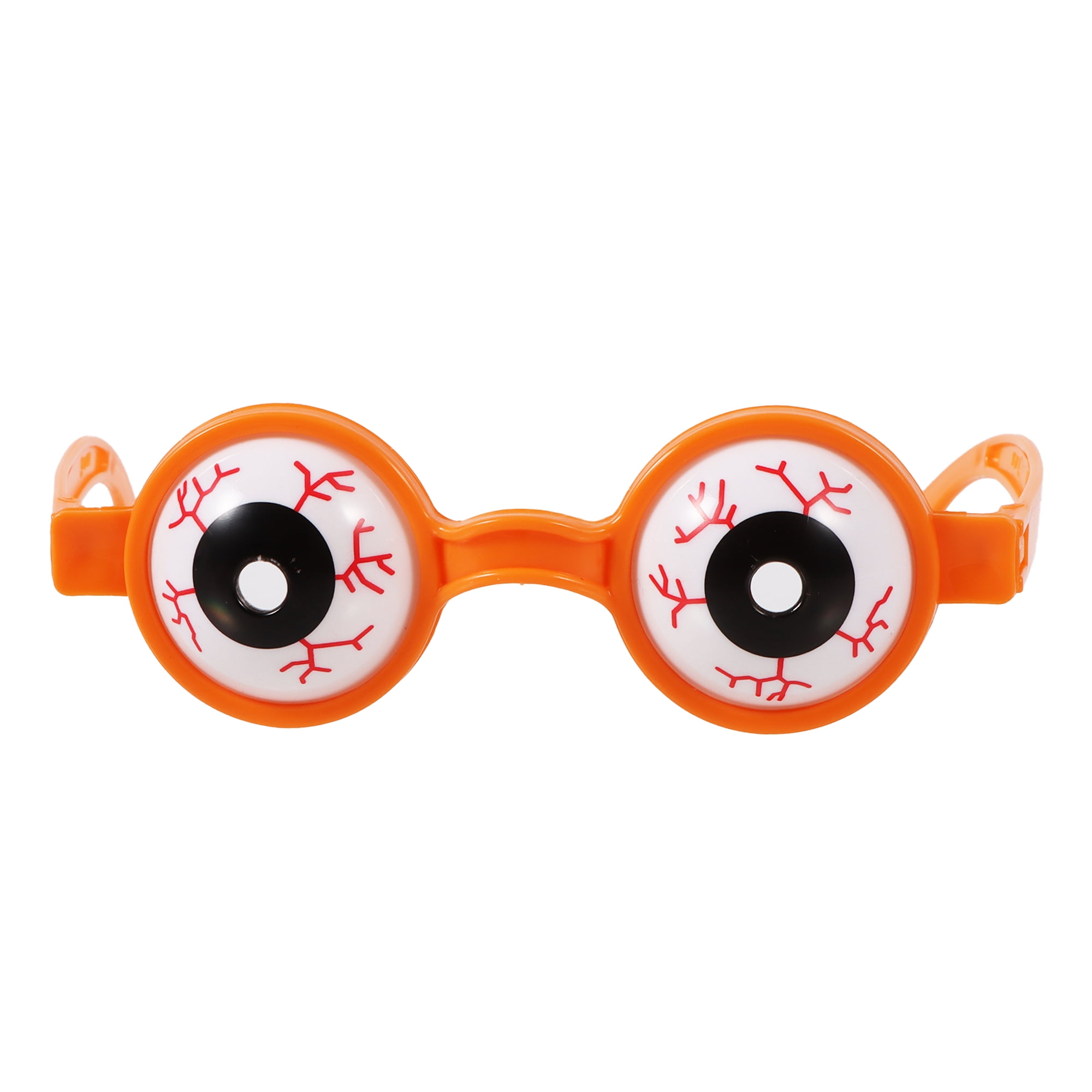 Lunettes œil d’Halloween, 6 pièces, plastique, orange, pour 3 ans et plus, cadeaux de fête, par Way to Celebrate