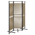thumbnail image 3 of HOMETRENDS Maréla 64" x 65" Black Metal Outdoor Privacy Screen, 3 of 11