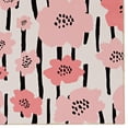 thumbnail image 3 of Laurel 2' x 8' Washable Runner, Ivory and Pink, 3 of 6