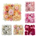 thumbnail image 3 of Premium Silk Roses and Hydrangeas Elegant Artificial Flower Wall Panels, 3 of 9