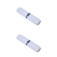 thumbnail image 3 of Maytalsory Tooth Brush Toothpaste Storage Box with Lid Portable Smooth Cases Chopsticks Forks Organizer Travel Office Party White 2Set, 3 of 6