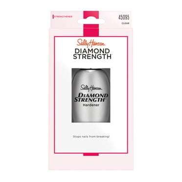 Sally Hansen Fortifiant Diamond Strength®, met fin aux fissures et à l'écaillage, tout en conservant l'hydratation, ongles plus durs et plus forts.