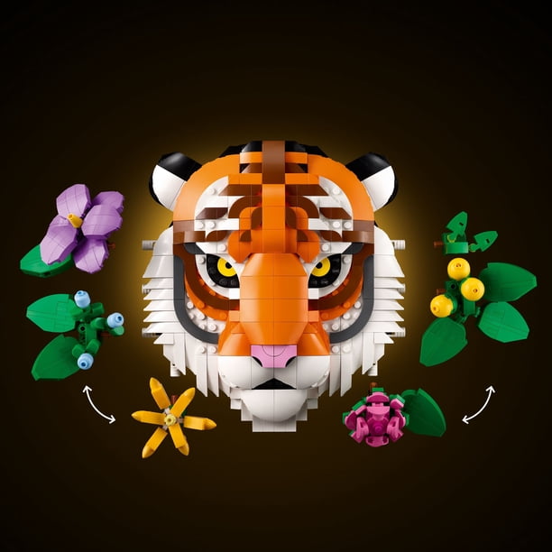 LEGO Art The Fauna Collection – Tiger, Building Set for Adults 18+