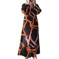 thumbnail image 1 of 2025 Robe Abaya à Manches Longues pour Femmes Vêtements de Prière pour Femmes Coton, 1 of 7
