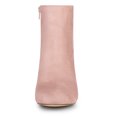 thumbnail image 2 of Unique Bargains Women's Side Zipper Block Heel Ankle Boots, 2 of 6