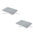 thumbnail image 2 of Memory Foam Bath Mat Set Soft Absorbent Non Washable Bathroom Rug Toilet Mat for Universal Comfort, 2 of 6