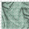 thumbnail image 4 of Soimoi Green Rayon Fabric Text & Monuments Architectural Decor Fabric Printed Yard 56 Inch Wide, 4 of 5