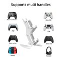 thumbnail image 3 of Controller Stand, Gaming Headset Stand For PS5/PS4/Xbox Series X S/Xbox One/Nintendo Switch/Headset Aluminum Metal Stand Universal Gamepad Game Controller Accessories, 3 of 9