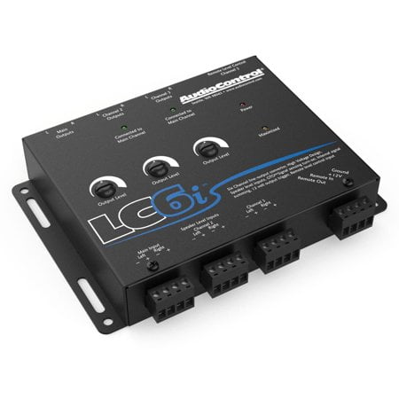 AudioControl LC6i Convertisseur de Ligne Noire 6 Canaux avec Été Interne