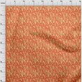 thumbnail image 4 of oneOone Velvet Orange Fabric African Sewing Craft Projects Fabric Prints By Yard 58 Inch Wide, 4 of 4