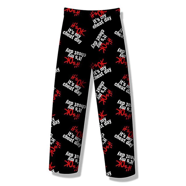 Fun Boxers Mens Fun With words Fun Prints Pajama & Lounge Pants