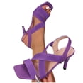 thumbnail image 4 of Wensltd Women Pointed Toe Sandals Slingback Solid Color Versatile Outdoor Wear Shallow Mouth, 4 of 9