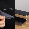 thumbnail image 2 of Black/Clear Acrylic Display Riser Shelf for Funko Figures Collections Doll Makeup Storage Holder Cupcake Stand Perfume Organizer QZX, 2 of 7