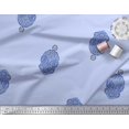 thumbnail image 3 of Soimoi Polyester Crepe Fabric Paisley Block Print Fabric by Yard 52 Inch Wide, 3 of 3