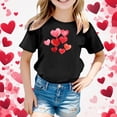thumbnail image 1 of WEAIXIMIUNG Haut à Manches Courtes pour Enfants Imprimé T-Shirt Décontracté 120, 1 of 4