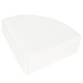 thumbnail image 2 of Fyearfly 100Pcs Coffee Filter Paper White Fan-Shaped Disposable Coffee Filter Paper Accessory for V60 Drip Coffee Filter, 5.5x3.9inch, 2 of 7