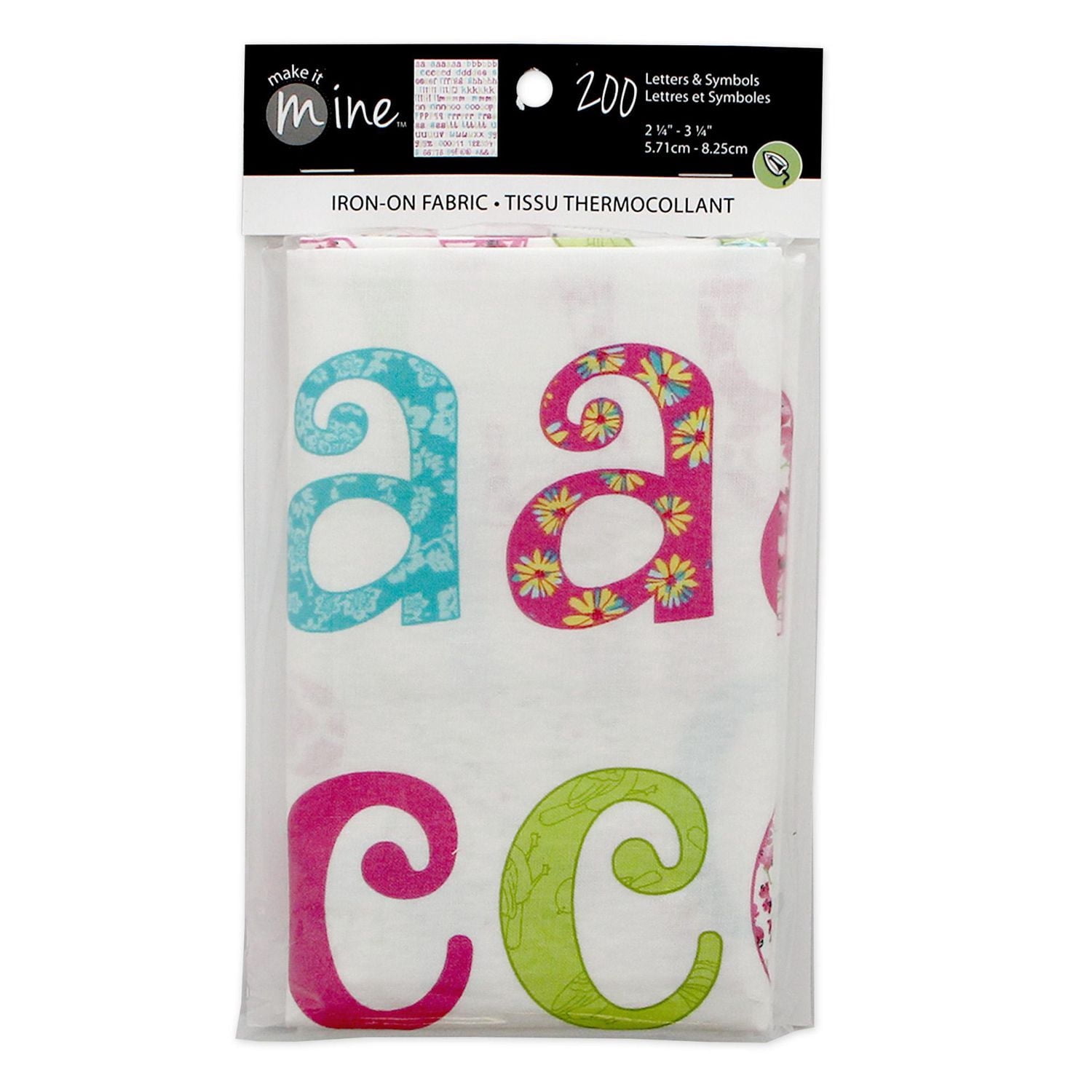 Fabric Creations Make It Mine Lower Case Iron-On Letters 5.7 cm (2.25 in), Lower Case Letter