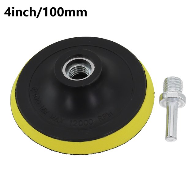 Bgsha Outil de Polissage Plaque de Support Support Support Disque M14 Kit de Filetage de Forage 3-7 Po