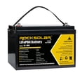thumbnail image 1 of ROCKSOLAR 12V 100AH Deep Cycle LiFePO4 Battery ideal for trolling motors, off grid solar system, RV , Robotics, etc,., 1 of 6