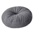 thumbnail image 4 of Tnarru Coussin de Sol Rond Coussin de Méditation Coussin Décoratif Confortable Coussin de Sol pour Chambre Bureau Balcon Intérieur Gris Foncé, 4 of 8