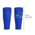 thumbnail image 2 of MesaSe 2 Pair Soccer Shin Guards Compression Sleeve for Adult   Leg Performance Support Holder Socks Blue+black, 2 of 5