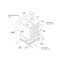 thumbnail image 3 of DHP Monteray Beach 24 Inch Bathroom Vanity, White, 3 of 9