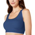 thumbnail image 4 of Bali Womens Comfort Revolution EasyLite Seamless Wirefree Bra, 2XL, In The Navy, 4 of 9