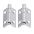 thumbnail image 4 of Cabinet Hinge, Hinges 2Pcs Thickened Flat Open Resin Bushing Aluminum  For Woodworking, 4 of 8