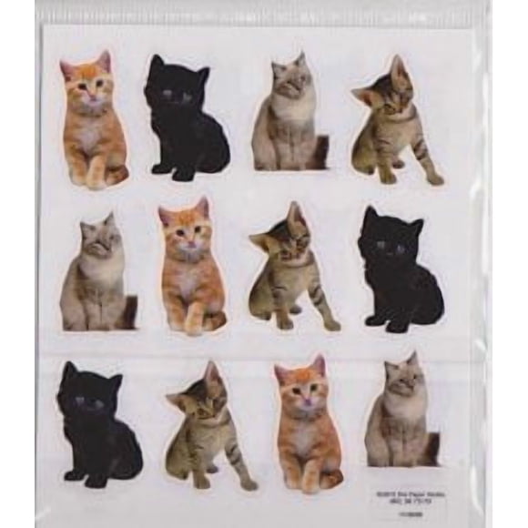 2 Feuilles - Autocollants pour Chatons