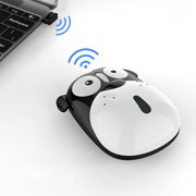 Suncoda Wireless Mouses, Rechargeable Mouse Cute Puppy Mouse Mute Button 200 Days Long Standby.4G Connection Desktop Pc Laptop General Purpose