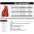 thumbnail image 3 of maskred Flowy Leg Pants For Women - Addition To Any Wardrobe Leg Pants Flowy Thin Style Orange,1 s, 3 of 6