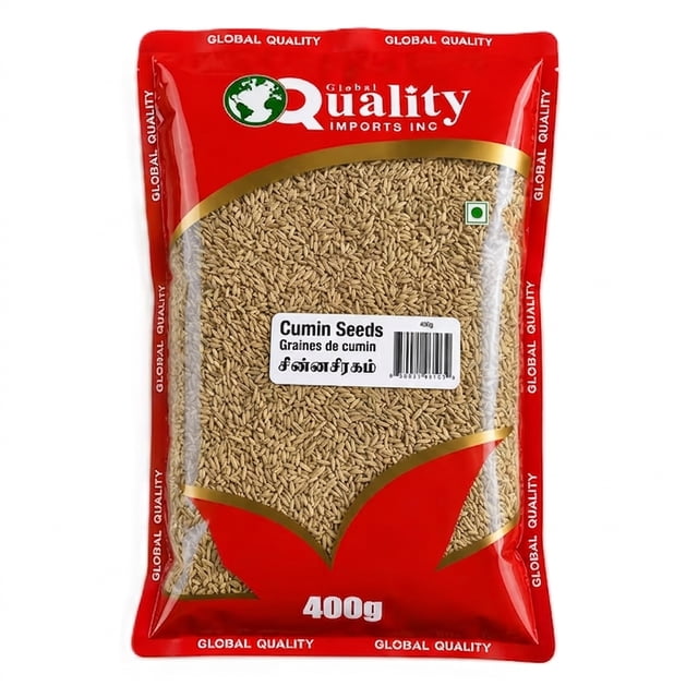 Global Quality Whole Cumin Seeds Jeera Indian Spice, 400g