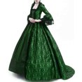 thumbnail image 4 of UPPADA Costumes Gothiques pour Femmes à Manches Longues Victorian Dresses Plus Size Robe Corset Robe Maxi Fluide Robe de Fête Robe Cocktail Robe Lacée Robe de Mascarade Jolies Robes de Bal Soldes Aujourd'hui Liquidation Femmes, 4 of 6