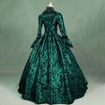 thumbnail image 4 of UPPADA Costumes Gothiques pour Femmes Robes Victorian à Manches Longues Robe Corset Grande Taille Robe Maxi Fluide Robe de Fête Robe Cocktail Robe Lacée Robe de Mascarade Jolies Robes de Bal Aubaines 2024, 4 of 8
