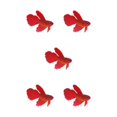 thumbnail image 3 of Thinsony Magnifiquement Conçu Simulation Artificielle Lumineuse Poissons Rouges pour les Aquariums Bronzage Rouge 5Set, 3 of 6
