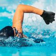 thumbnail image 2 of WHAMVOX 1 Pair Hand Swimming Fins Pool Gloves for Increases Propulsion Black, 2 of 8