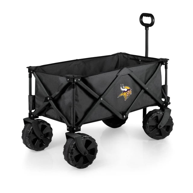 PICNIC TIME NFL Minnesota Vikings Édition Élite Chariot d'Aventure Pliable avec Roues Tout-Terrain