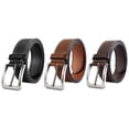 thumbnail image 3 of mmirethe Ceinture Intemporelle pour Hommes pour Jeans et Costumes avec Boucle Décontractée Tressée Extensible Résistante à l'Usure pour Fête Café 115cm 1ensemble, 3 of 6