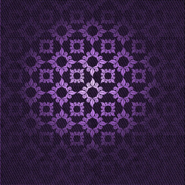 Ahgly Tapis d'Intérieur Lavable en Machine Carré Transitionnel Violet Profond, 4 Pieds Carré