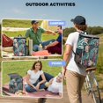 thumbnail image 3 of Vibrant Hawaiian Floral Backpack Cooler - 20L, Long-Lasting Insulation for Summer Adventures, Parties, 3 of 6