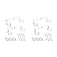 thumbnail image 1 of QualitChoice 2 Pairs Baseball Bat Wall Mounted Holder Softball Bats Display Organizer Rack Hanger Mall Collectible Accessories Clear 2Set, 1 of 6