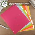 thumbnail image 4 of KEINXS 6 Tab Dividers for 3 Ring Binder Colorful Binder Dividers with Tabs 3 Ring Page Folder Dividers Plastic Tabbed File Dividers with Tabs Three Ring Binder Index Dividers, 4 of 8
