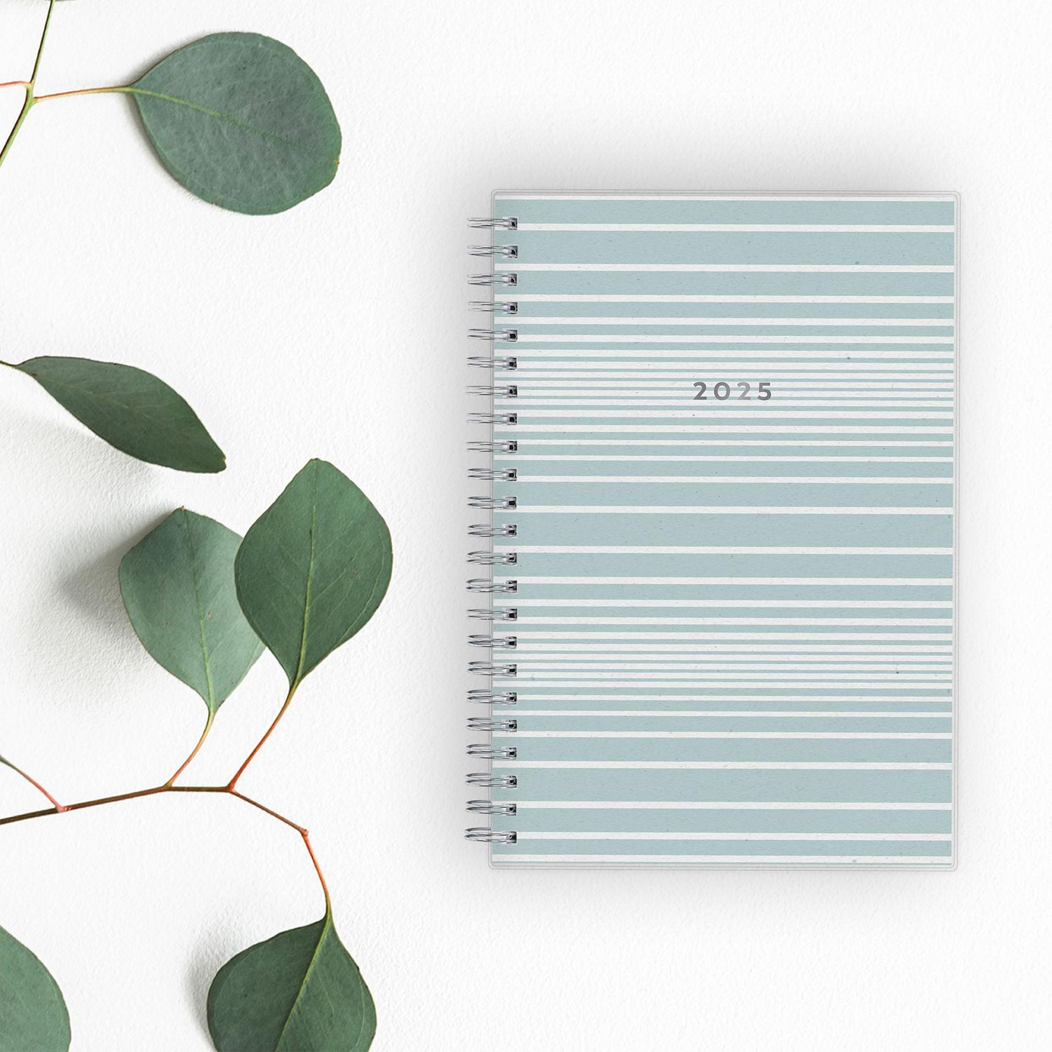 Agenda hebdomadaire/mensuel 2025, 5 po x 8 po, Blue Sky, Elysian