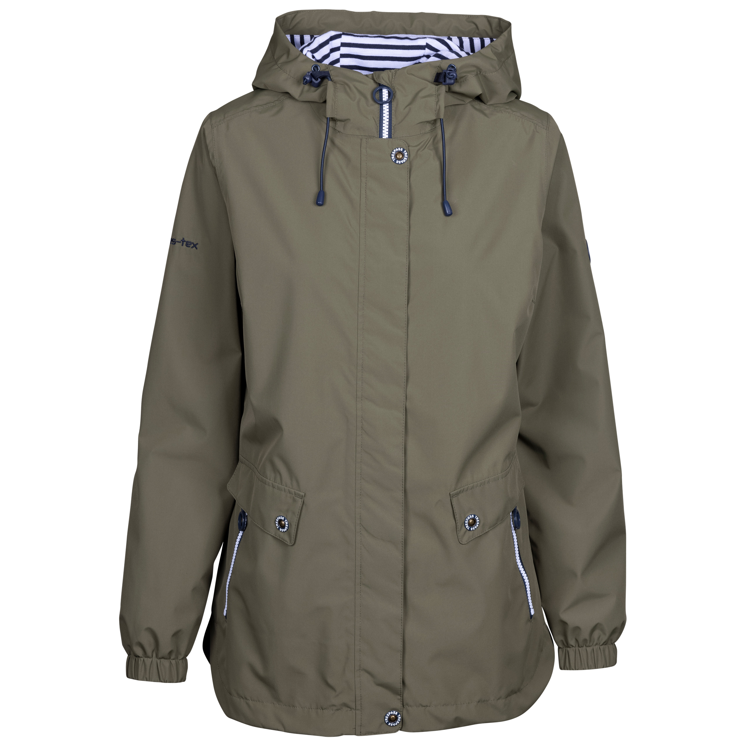 Trespass Womens Elasticated Cuff Waterproof Jacket - Flourish