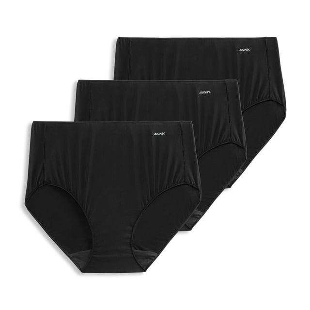 Jockey Women's No Panty Line Promise Hip Brief - 3 Pack