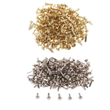 400x Attaches en Papier Rondes en Métal.5mm Embellissement